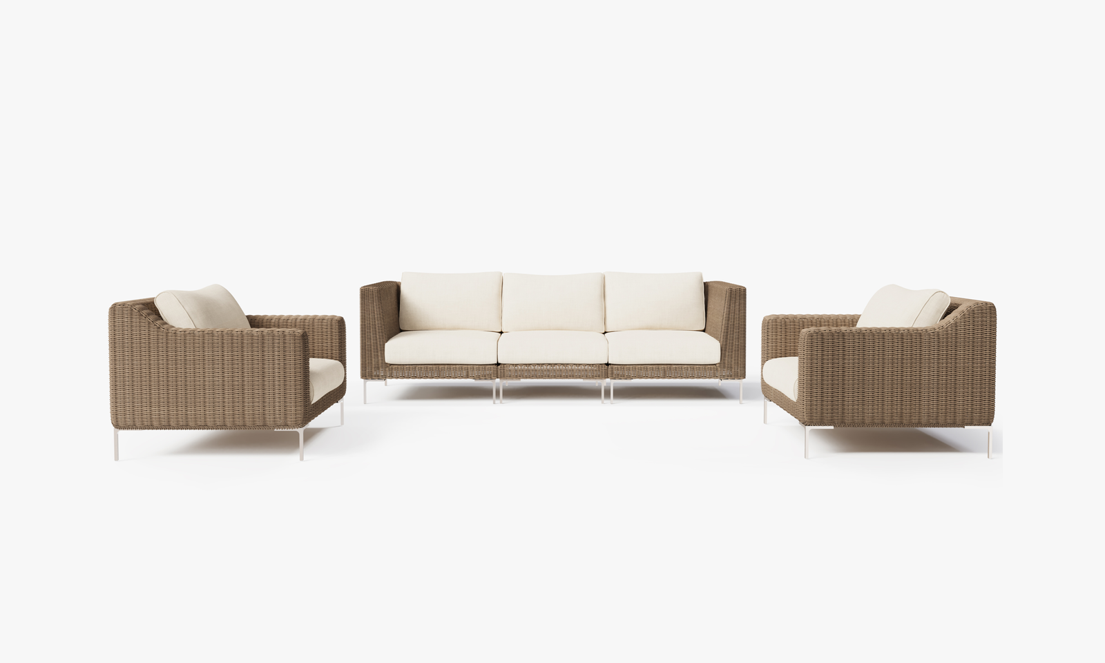 Wicker Corner Patio Sofa