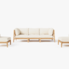 Teak Frame Outdoor Sofa