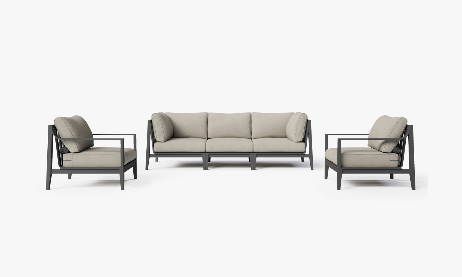 Aluminum Corner Patio Sofa